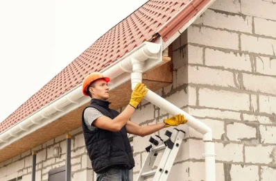 Pose et remplacement de gouttières à Cordonnet